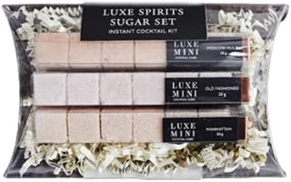 Luxe Spirits Sugar Cubes Classic Cocktail Kit Manhattan, Moscow Mule, and Old Fashioned