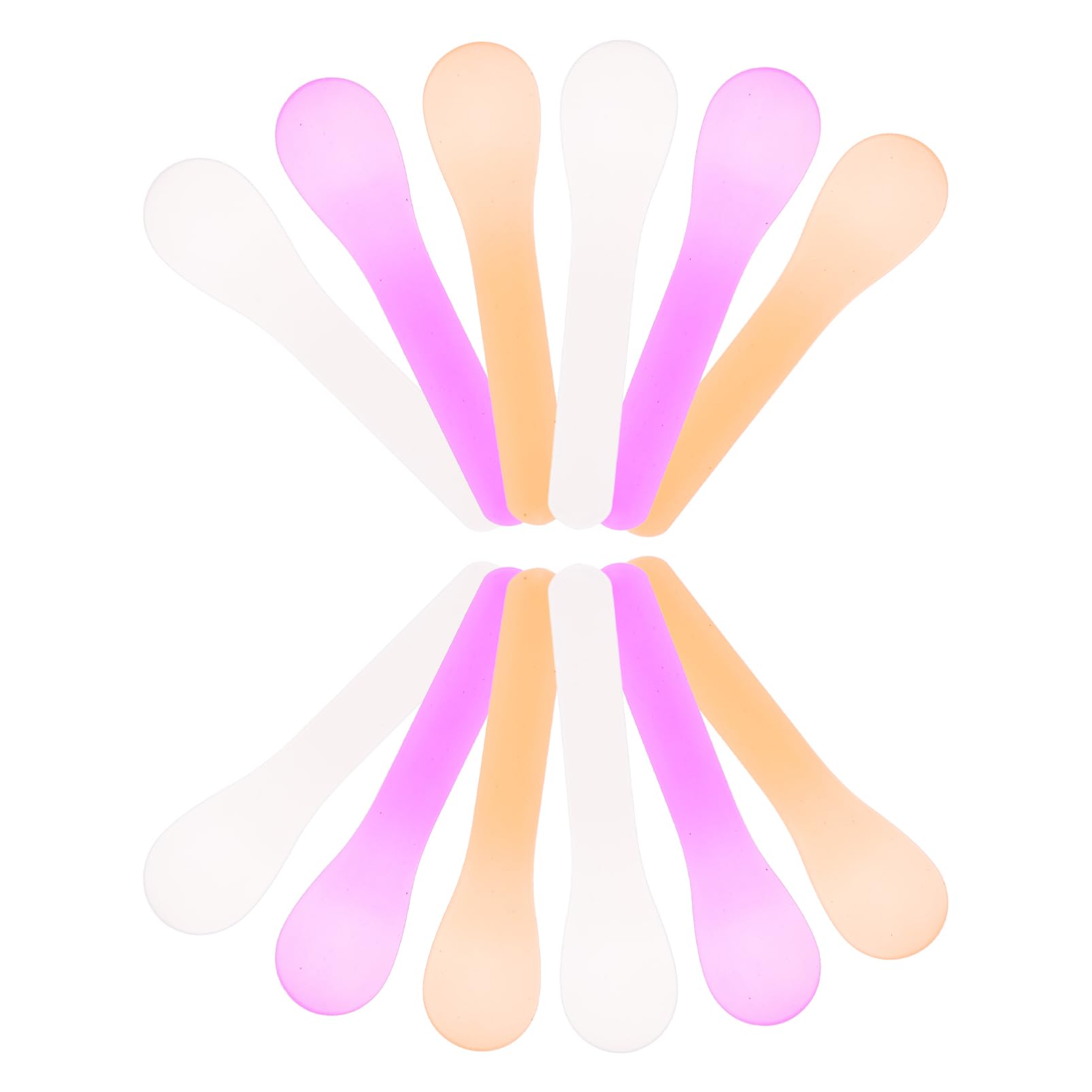 VILLFUL 30pcs Colorful Spoon Sundae Spoons Mini Tasting Spoons Dessert Scoop Honey Spoon Dessert Spoons Ice Cream Spoon Ice Cream Party Spoons Mood Spoon Color Changing Spoons Plastic