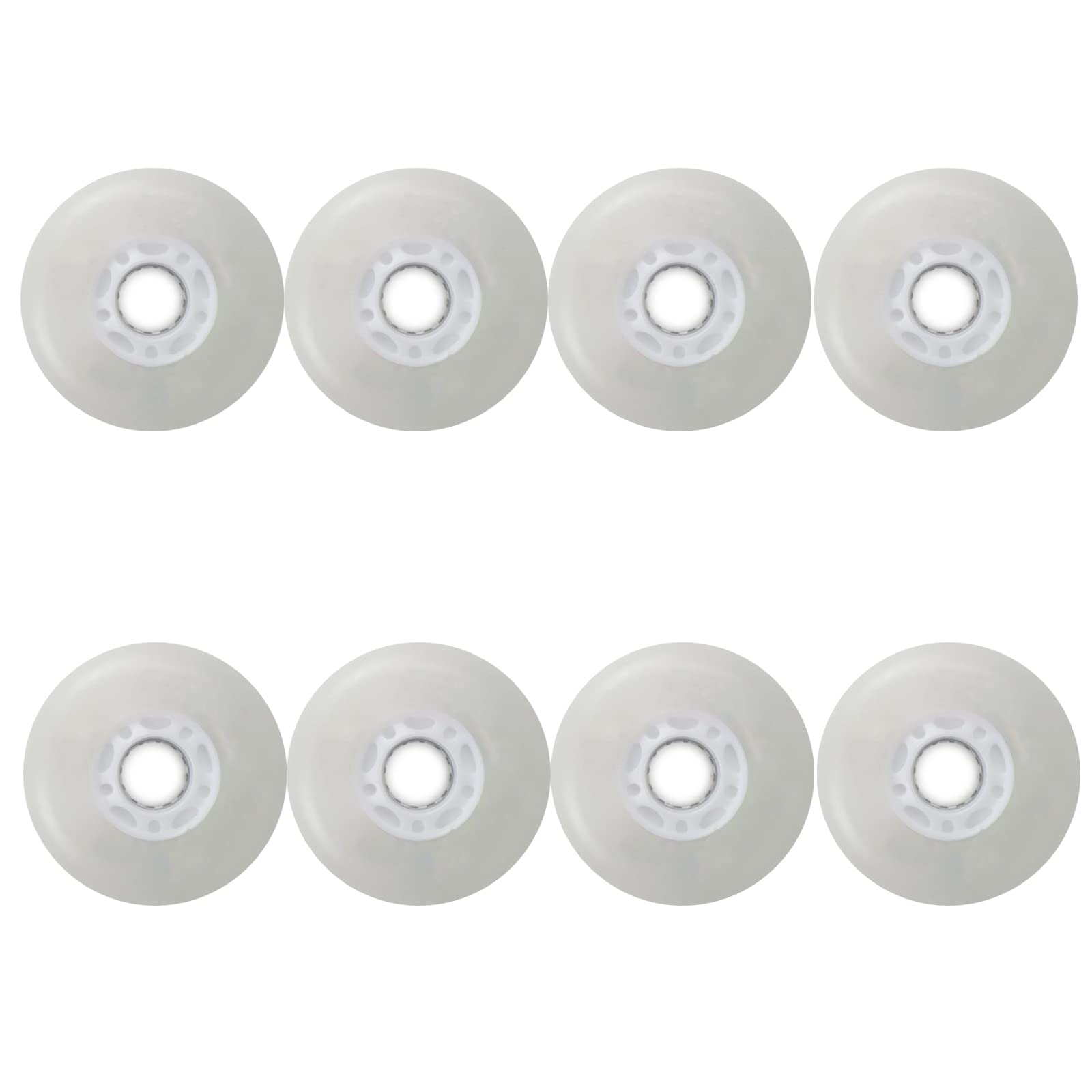 Rueda de Patines en línea con Flash Luminoso, 76mm, 80mm, Ruedas de Repuesto para Patines en línea con luz, Rueda Intermitente LED 88A, Paquete de 8