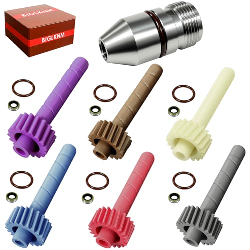 BIGLKNM 17 18 19 20 21 22 Teeth Speedometer Driven Gear Seal Kit & 345215 Bullet Housing Compatible with GM T5, Powerglide, 200 & 350 transmissions Muncie, T10, Super T10, Saginaw 3 & 4 Speed