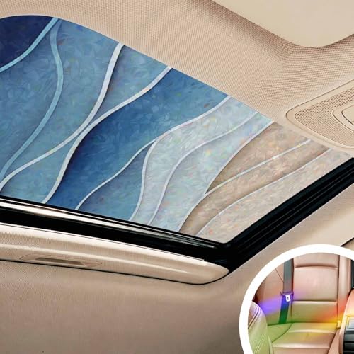 Vinilo decorativo de ventana azul claro 17.7x78.7 in miniatura 5