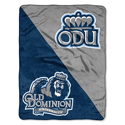 Northwest NCAA Old Dominion Monarchs Unisex-Adult Micro Raschel Throw Blanket, 46" x 60", Halftone