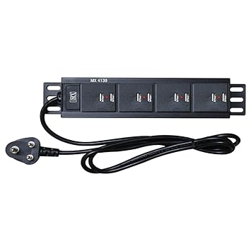 MX Extension Board 8 USB Charging Station/Multi USB Charger with (8.4A) W/LED Indicator Wall Come with Aluminium Extrusion Body & Flame RETARDENT Body,0.75 SQ.MM ISI Marked 1.5M Power Cord(MX-4139)