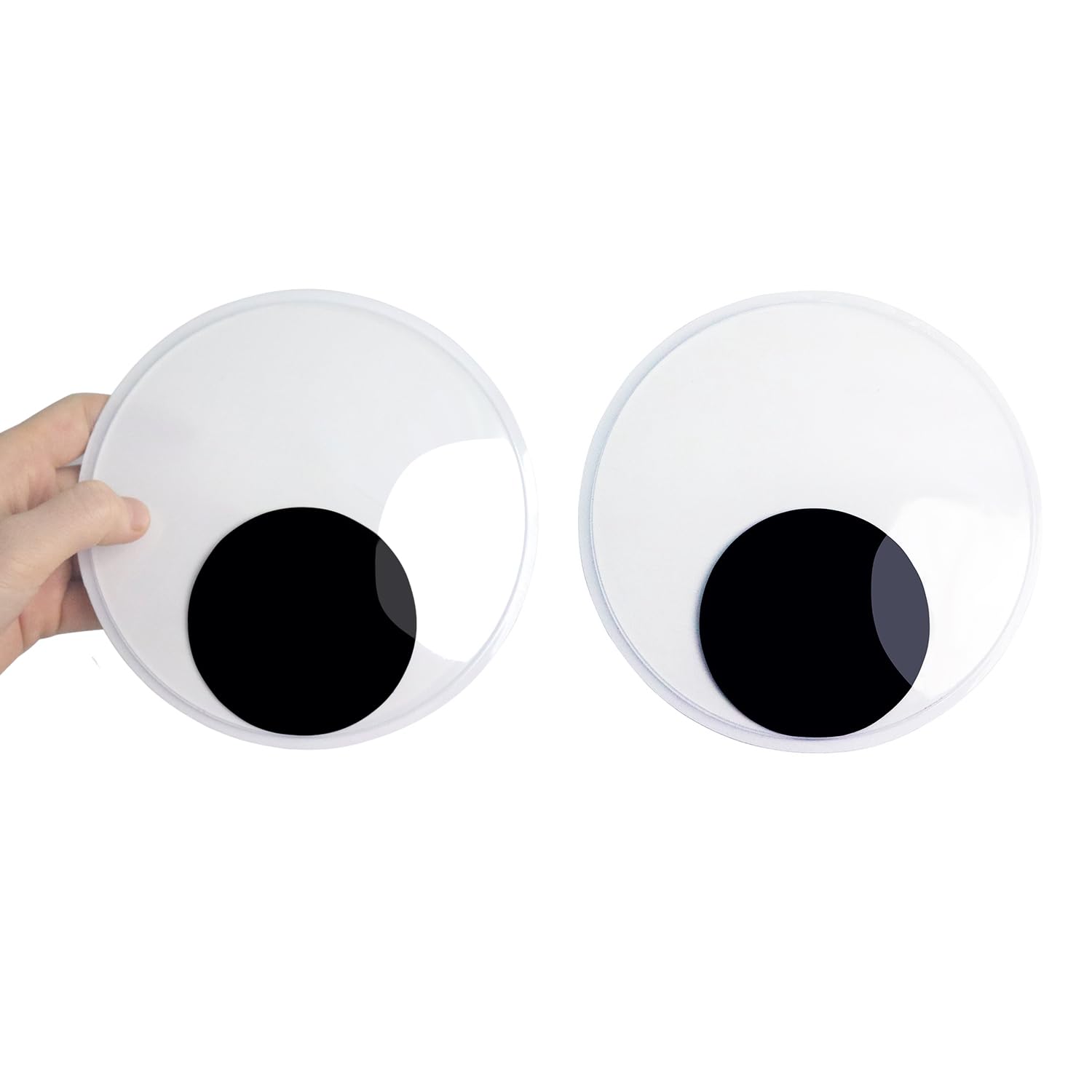 5.9 Inches Giant Wiggle Eyes with Self Adhesive Large Googly Eyes for DIY