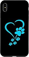 Vista 8 de Funda para iPhone 11 Pro Max con estampado de patas de perro, diseño de patas de perro, corazones, pata de perro