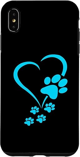 Miniatura 8 de Funda para iPhone 11 Pro Max con estampado de patas de perro, diseño de patas de perro, corazones, pata de perro