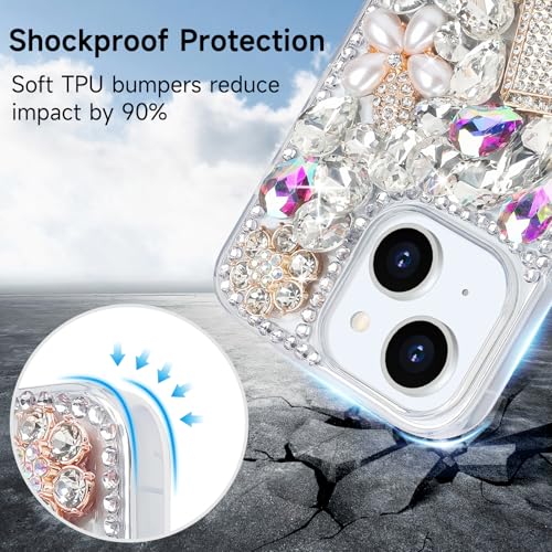 Coque iPhone 13 fleurs protection anti-rayures transparente et esthétique - 3