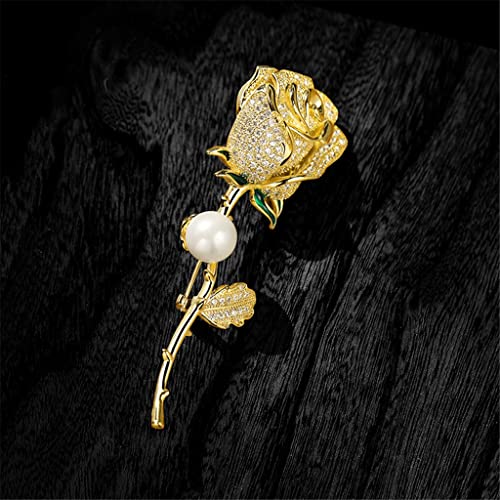 Broche de support vide en zircon pour fixer élégamment un gilet ouvert