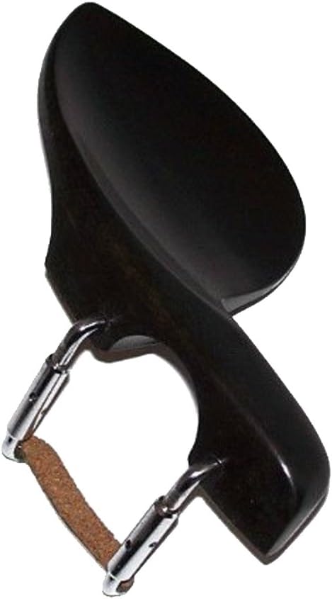 SAGUARO® 4/4 Violin Chinrest Chin Rest Ebony with Standard Bracket