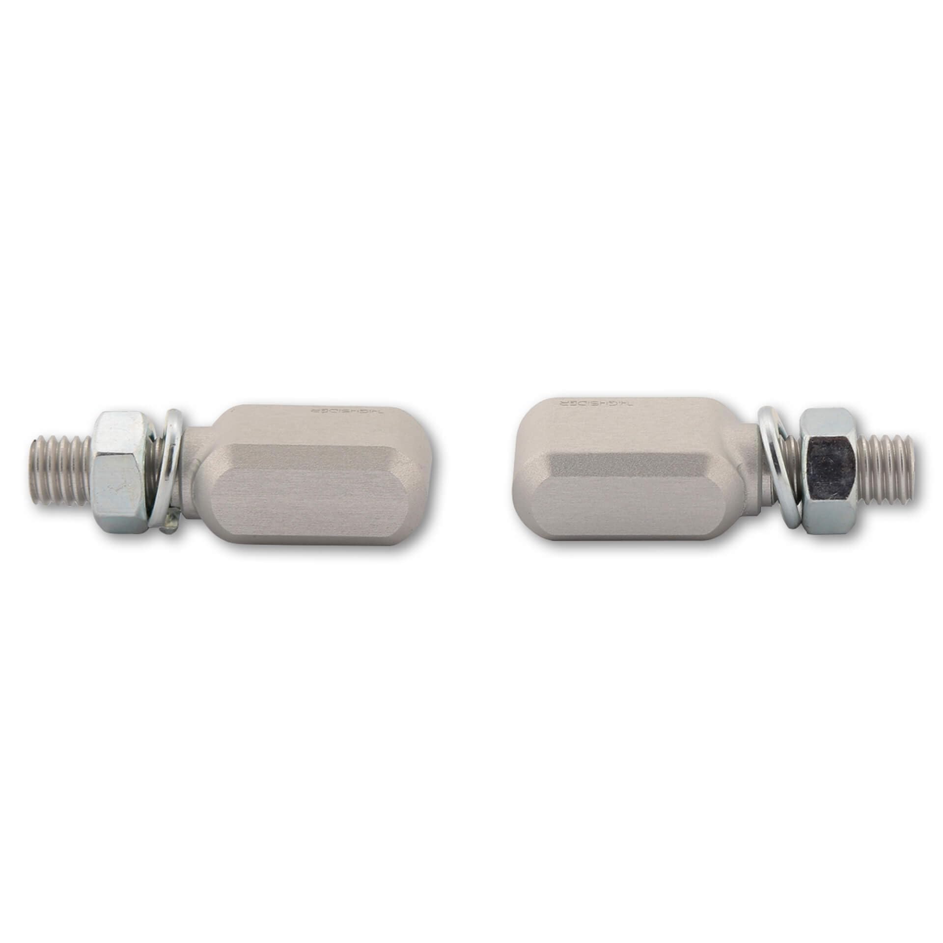 HIGHSIDER CNC INDICADORES LED LITTLE BRONX, plata, vidrio teñido, E-aprobado, par (Silver)