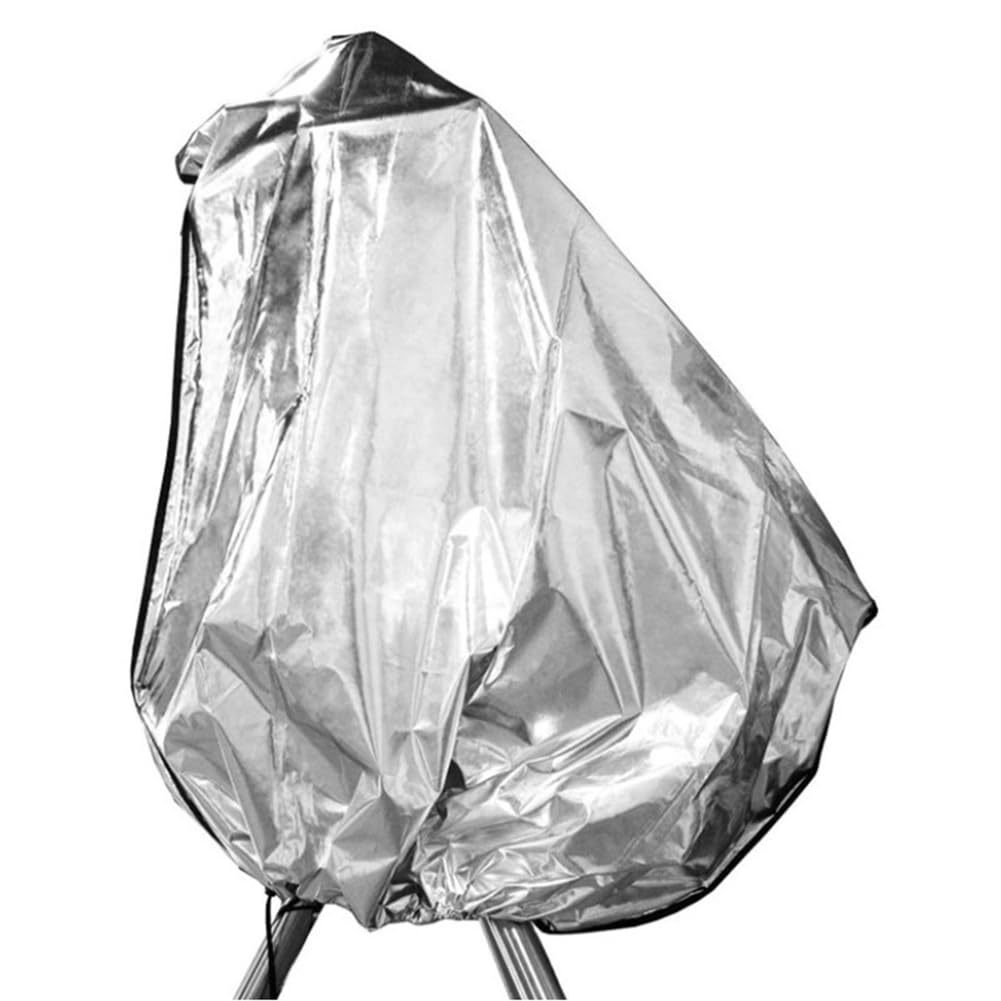 Ginobili Custodia di protezione per telescopio con cinghia di fissaggio, proteggi il tuo telescopio contro la polvere e l'umidità, 47 x 63 pollici/160 x 120 cm, argento