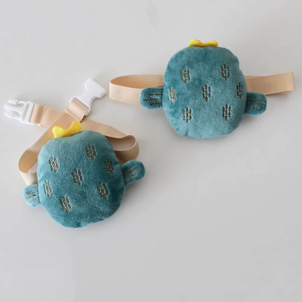 ONECHANCE 1 Pair Cartoon Curtain Buckle Tie Back Curtain Holdbacks Plush Animal Curtain Buckle for Kids Child Nursery Room Window Decorations Color Cactus — image 1