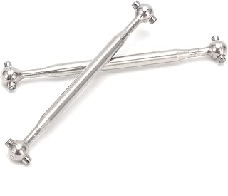 VGEBY RC Car Rear Dog Bone, Stainless Steel Rear Dog Bone Drive Shaft Fit for Losi Miniâ€‘T 2.0 1/18 RC Car Accessories Car Model Accessory Model Car Accessories