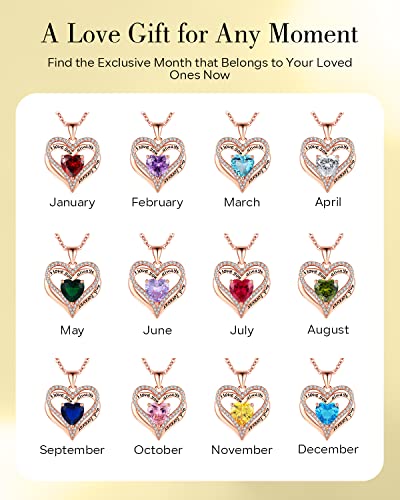 S925 Sterling Silver Necklace For Women, Jewelry For Wife, Mom Birthday Gifts, Girlfriend Anniversary Necklaces, Daughter Heart Love Jewel, Gift For Her, Nov #TOP5