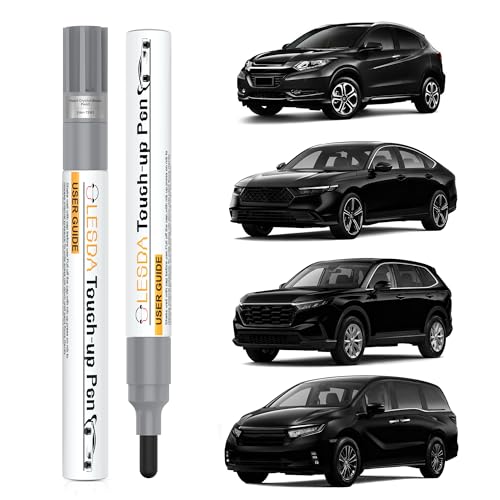 Car Scratch Remover Pen for Honda Crystal Black Pearl NH-731P Touch up Paint for Cars ALL-IN-ONE Magic Scratch Repair Pen Car Paint for CR-V/Civic/Ridgeline/Passport/Accord/HR-V/Pilot/Odyssey
