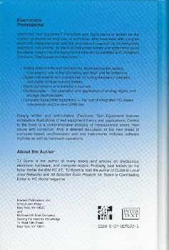 Hardcover Electronic Test Equipment: Theory and Applications Book