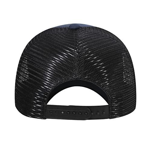 Image of VIONLAN Baseball Cap American Flag Trucker Hat for Men Women 3D Embossed Logo Adjustable Outdoor Mesh Snapback Hat