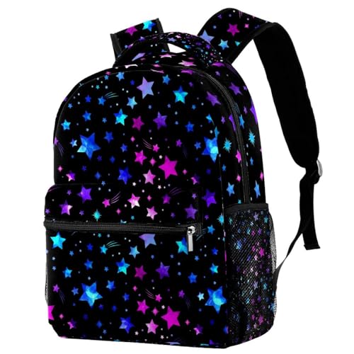 Sac à dos pour femmes adolescents filles garçons espace étoiles