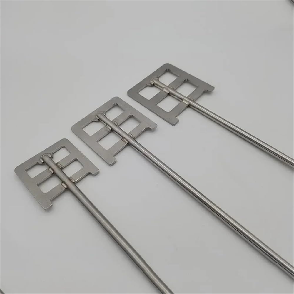 Strumenti da laboratorio e attrezzature 1 lama di agitazione in acciaio inossidabile 304 con larghezza foglia 60 mm o 80 mm paletta di agitazione quadrata con asta(120x8x500mm)