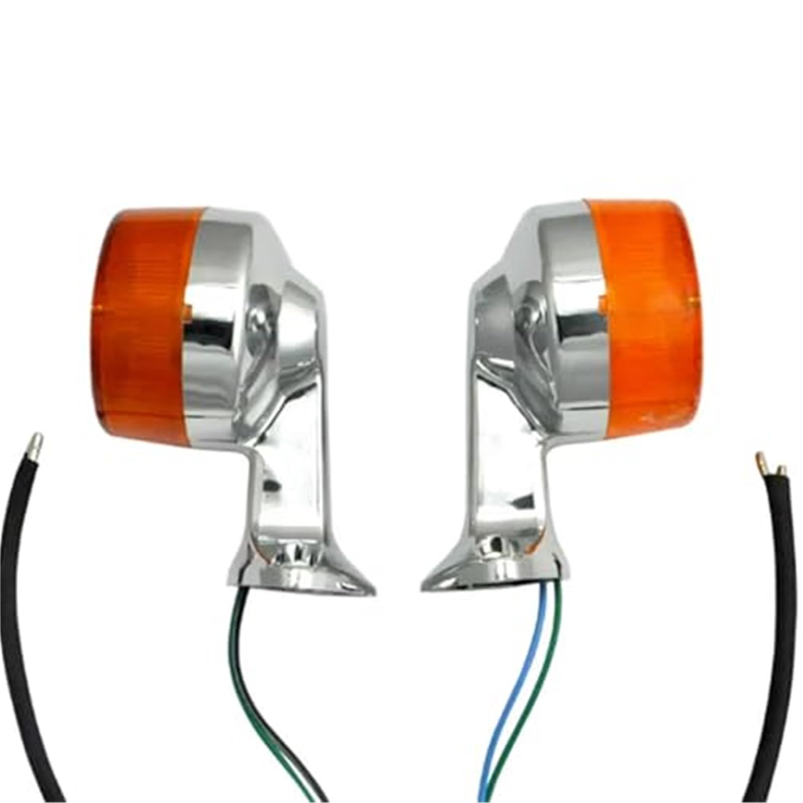 Przednie tylne kierunkowskazy Przednia tylna lampa kierownicza Lampka kierunkowskazów motocykla, dla C50 CUB50 Kierunkowskaz z przodu i tyłu motocykla(BLACK Rear pair)