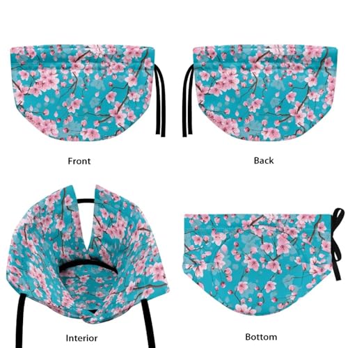 Image of Cherry Blossom Tea Pot Cozies Stain Resistant Thermal Insulation Kitchen Teapot Dust Cover Tea Cosy for Home Kitchen Table Hotel Tea Party Restaurant Decor