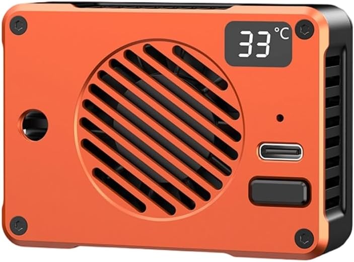 Magnetic Cooling Fan for A7M4,ZVE1,A6700,A7C2 Camera Phone Coolers with Temperature Display Semiconductor Technology