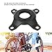 TREETDOBV Motor Bike Gear Adapter, Durable Chain Rings, Chainringss Spider Adapter, 4 Jaw Base Mid Drive Chainrings Spider Support for Bafang M500 G520 M600 M620 G521 M510 M615 M820 G332
