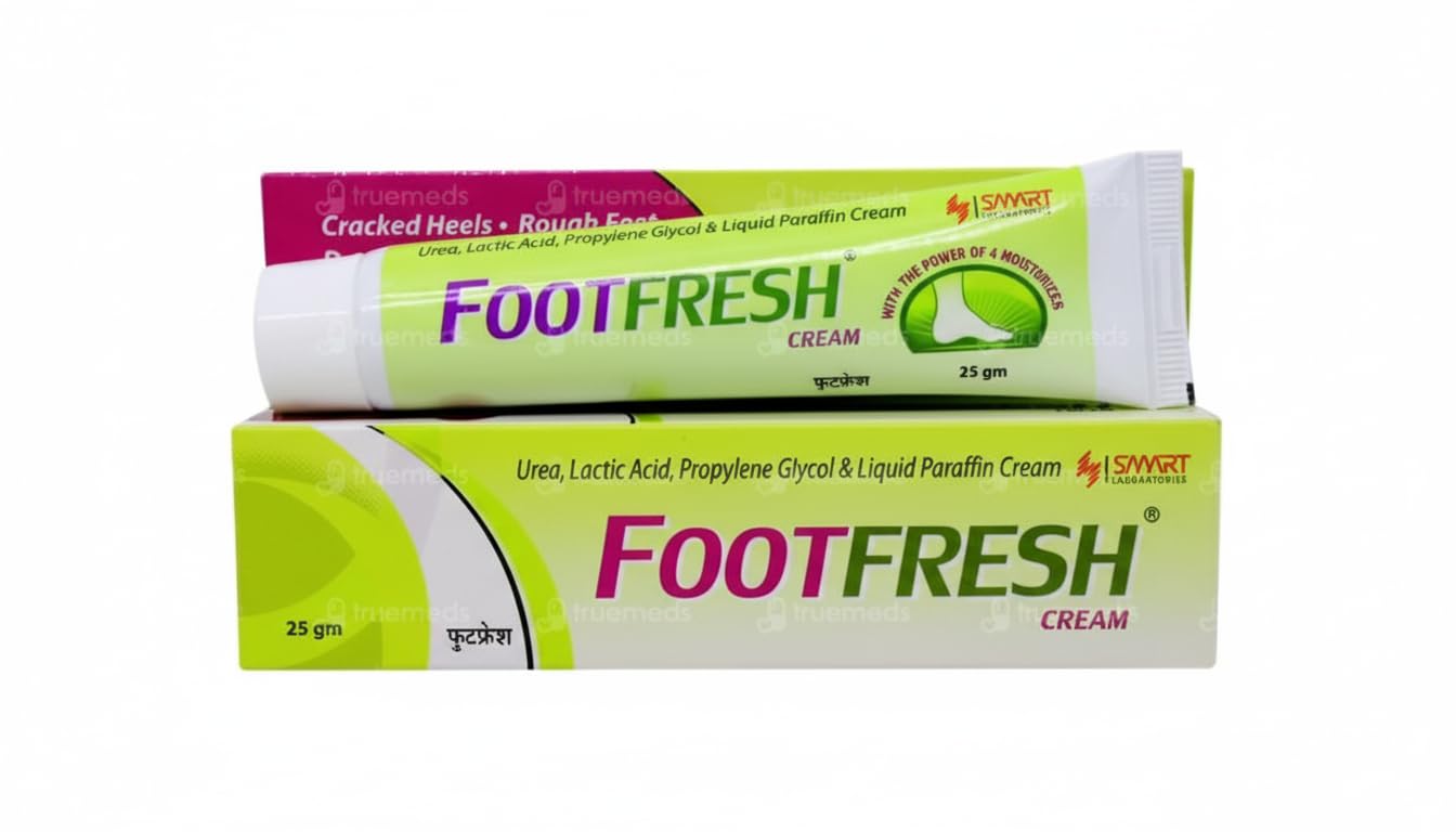 FootFresh Cream for Cracked Heels & Rough Feet (25 gm Pack of 2)-image-49