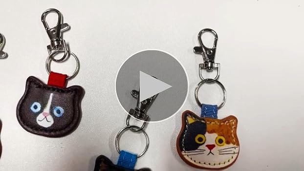 小物 ANIMAL HEAD KEYCHARM 小物 ANIMAL HEAD KEYCHARM Keychain Pendants, Decorative