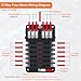 Risornda 12V Fuse Block, 12 Way Marine Fuse Panel with LED Indicator, Waterproof Fuse Box or Cars, Boats, RV, Truck, Yachts, 24 Fuses (5A/10A/15A/20A) & Stickers Included