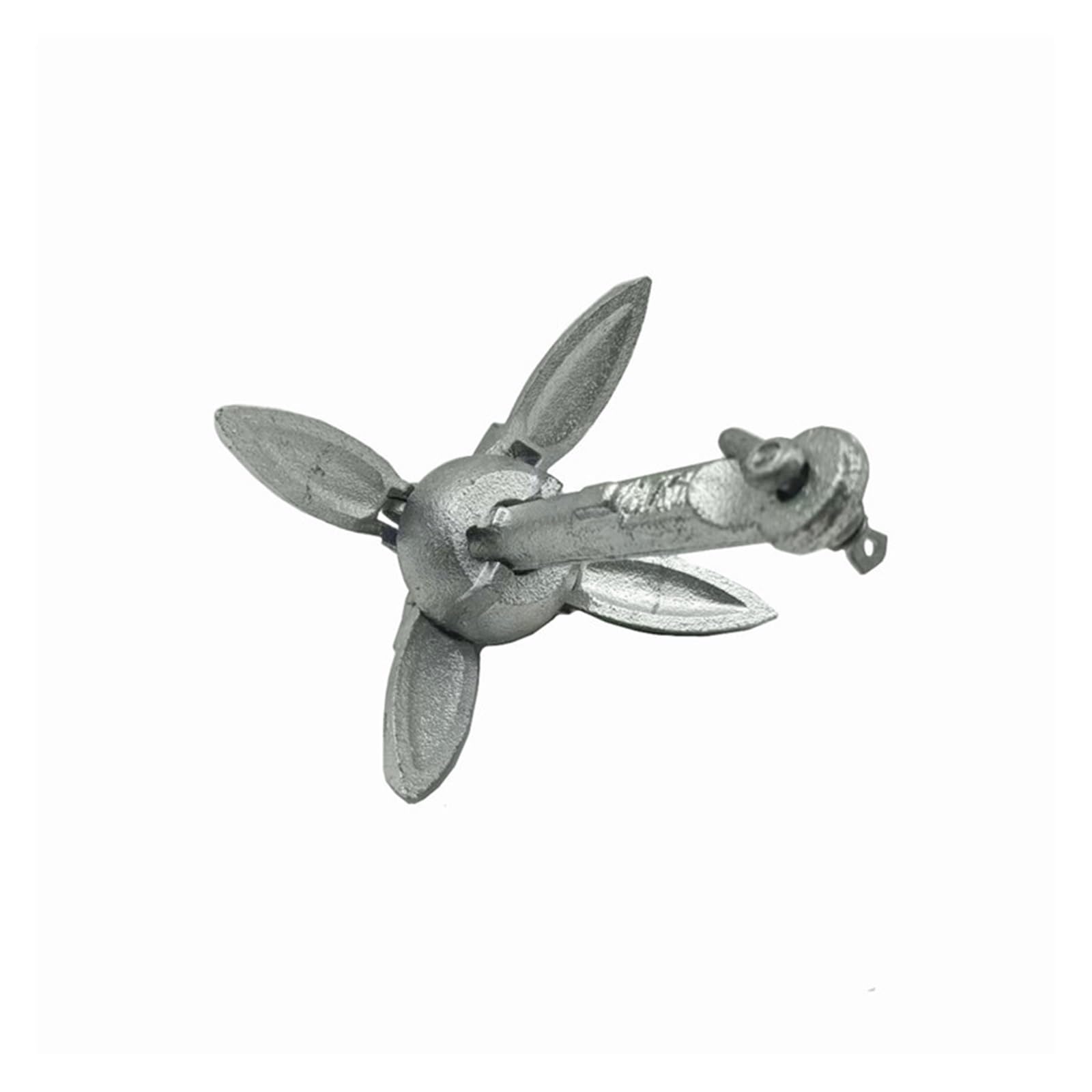Ancla plegable de acero al carbono galvanizada en caliente, ancla tipo paraguas tipo B, ancla for embarcaciones inflables, s, barcos de pesca, ancla de amarre for yates.(0.7kg)