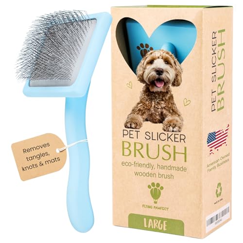 Dog Slicker Brush for Grooming Pet Hair