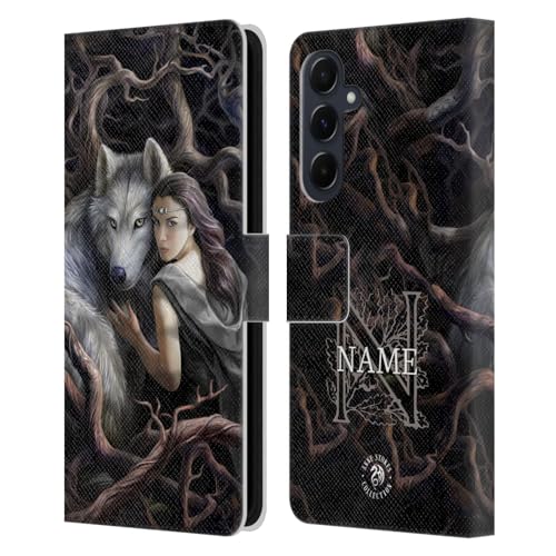 Coque Samsung Galaxy A55 5G Anne Stokes housse rabat cuir véritable style