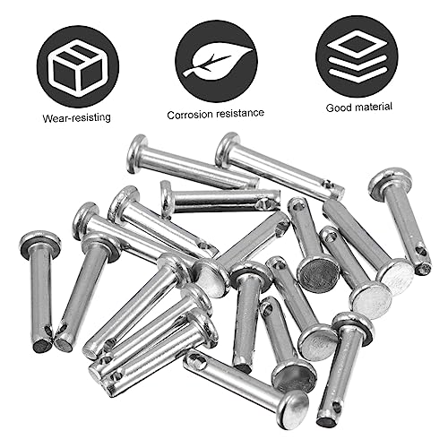 ULTECHNOVO 20 Unidades Pin Variedade De Alfinetes Forquilha De Furo Único Localização Cavilhas Prend