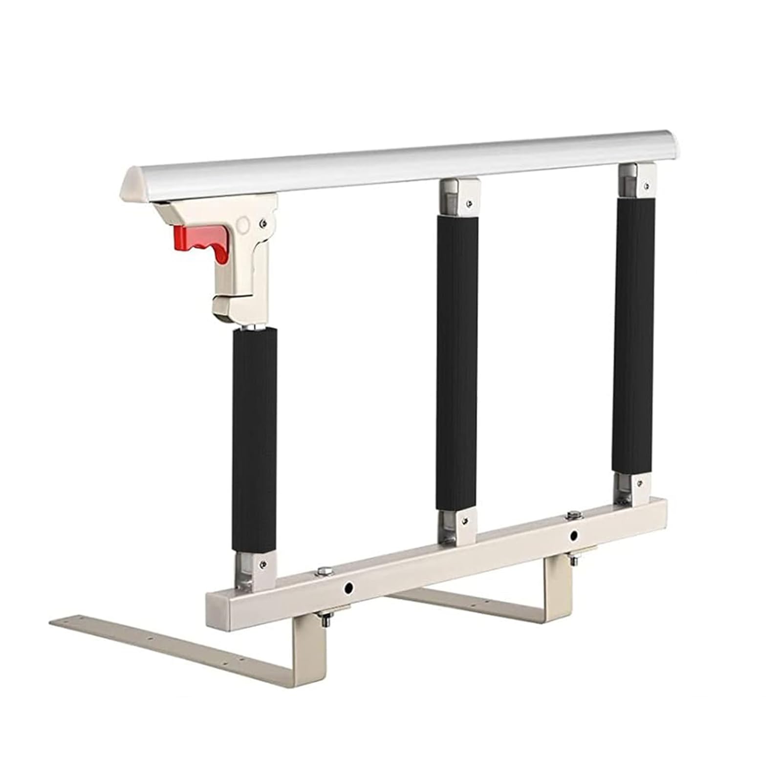Protezione laterale pieghevole per anziani, adulti, supporto per ringhiera di protezione, ringhiera del letto, ospedale, con sacchetto di immagazzinaggio (70 x 40 cm)