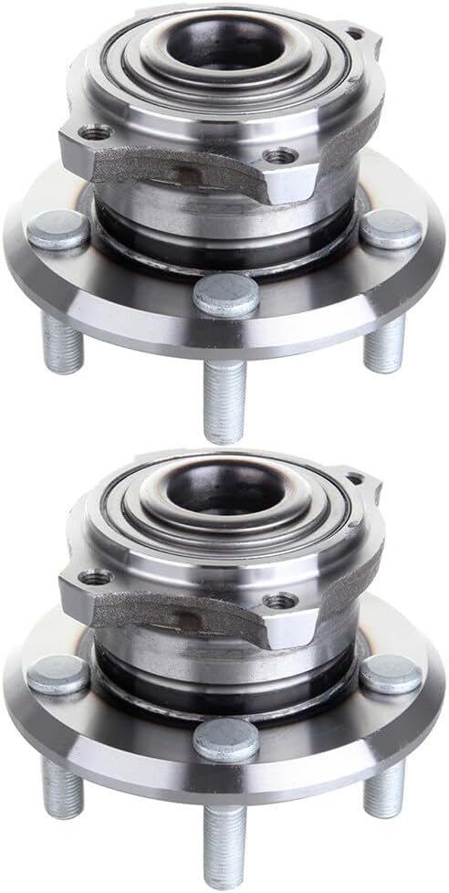 5 Lugs Front Wheel Hub Assembly Wheel Bearing Fit 2007-2017 for Dodge for Charger 2005-2017 for Chrysler for 300 Replace 513225,513225,04779328AA, 4779328AA, 4779328AB