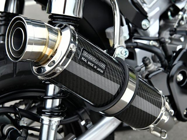 バイク用 R-EVOカーボン-SP モンキー125 8BJ-JB05 G1025-53-006 【テールリアマフラートリムチップパイプ】