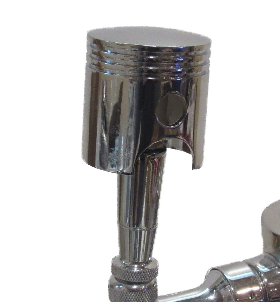 Chrome Piston Head Beer Tap Handle Sports Bar Kegerator