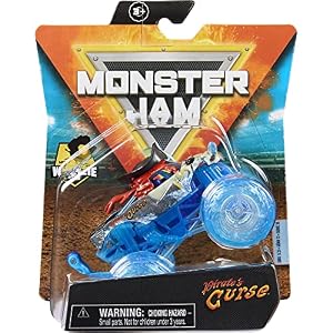 Monster Jam Pirate's Curse Monstertruck mit Radstange