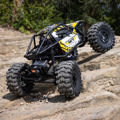 Axial RC Truck UTB18 Capra 4WS 1/18th 4x4 RTR (Comes with Everything Needed to Run), Yellow, AXI-1750T2 image 6