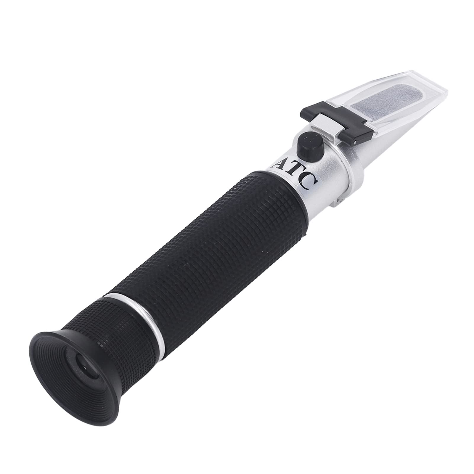 Salinity Refractometer Double Scale 0?100 PPT 1.000?1.070 Portable ATC Salinity Meter for Measure The Salinity of Water and Brine