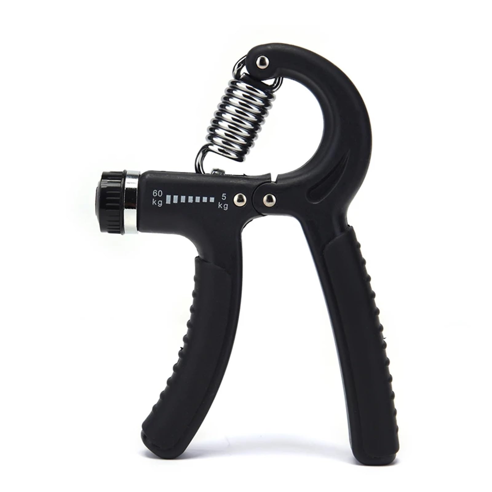 FLYIODFCXV Wrist trainer, 5-60Kg Fitness Wrist Training Increase Strength Spring Finger Pinch Carpal Expander(A-Black)
