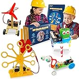 Kangokids Robot Kit - DIY Robot Building Kit for Kids 6-12 - Engineering Building Kits and Science Kits for Kids - Robotics Kit with 4 Bots - Kids Robot Toys for Boys and Girl - STEM Toys STEM Kits