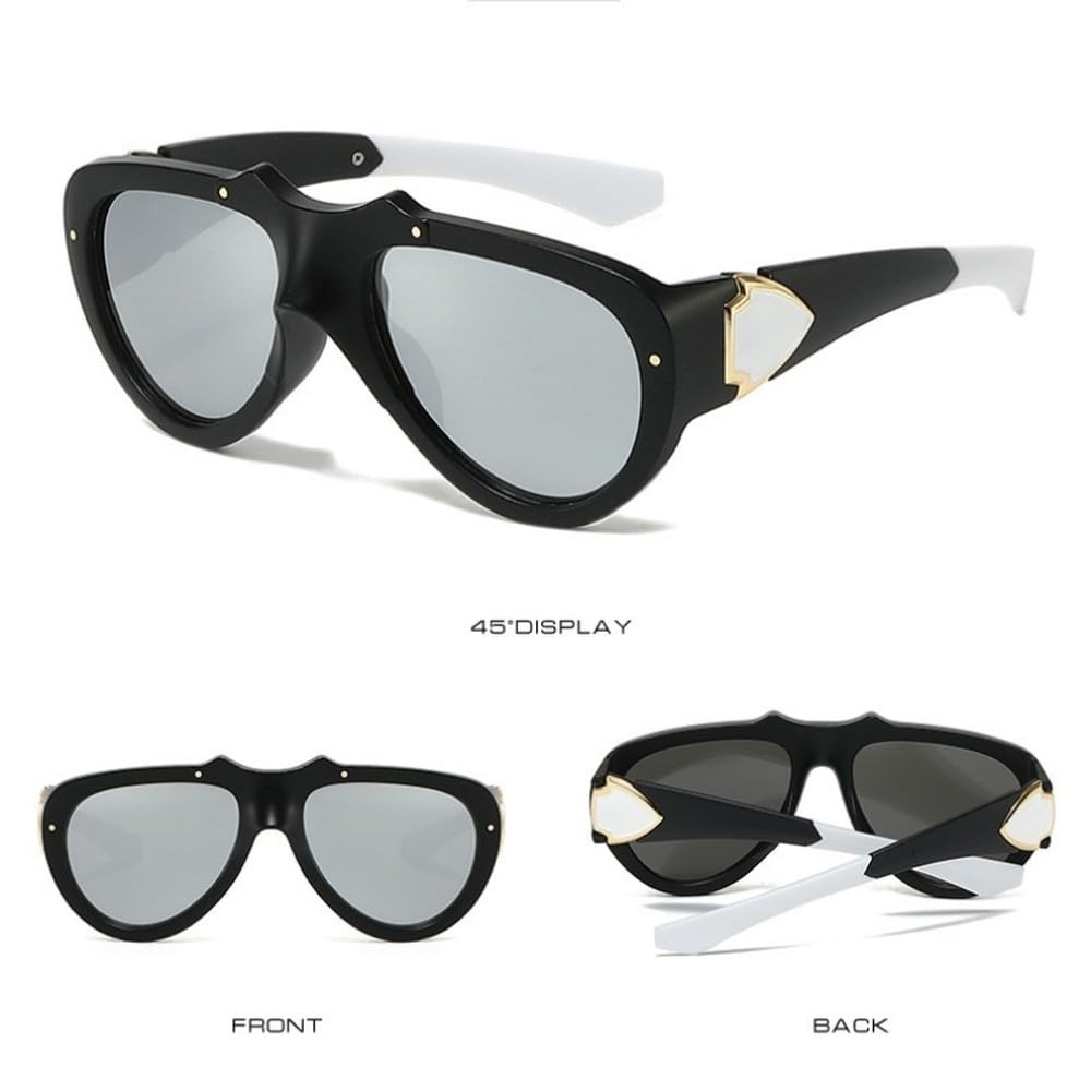 Modne okulary przeciwsłoneczne damskie męskie UV400 okulary przeciwsłoneczne z soczewkami gradientowymi duże okulary retro pilot kwadratowe duże okulary przeciwsłoneczne