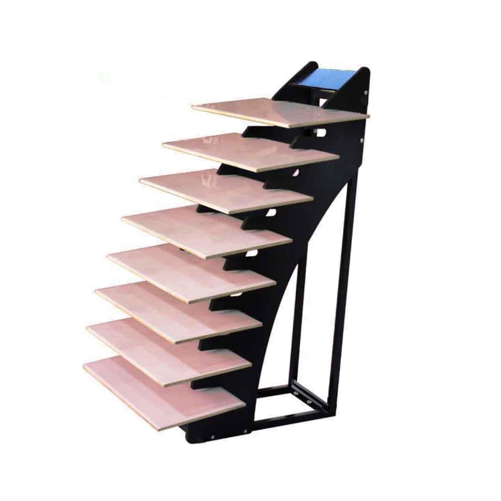 Eoweiot Tile Sample Display Rack, Floor Standing Tiles Storage Stand Groove Wide 2cm, for Retail Stores, Includes Only Rack