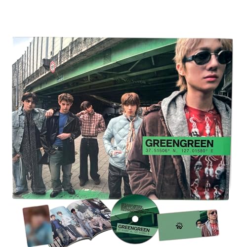 CORTIS GREENGREEN 2nd EP Album [BRIDGE Ver.] Photobook + CD + Photocard + Scratch Card + Sticker + Magnet (REDRED)