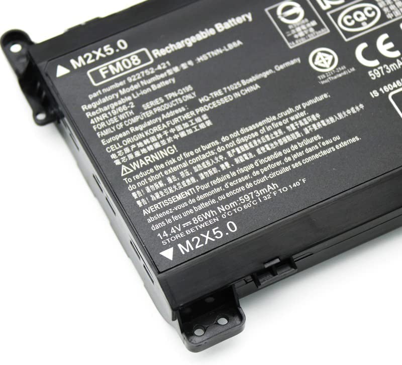 Batterie HSTNN-LB8B de rechange pour ordinateur portable HP Omen - 3