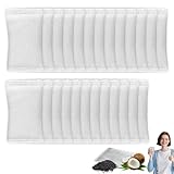 25 Pack Activated Charcoal Water Filters Coconut Shell Activated Charcoal Odour Absorber, Chemical-Free, Carbon Filter Replacements for Distillers Ectively Removes Chlorine Compound One Year Supply