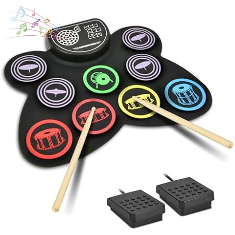 OFFCUP Portable Roll-Up Electronic Drum Kit Cover