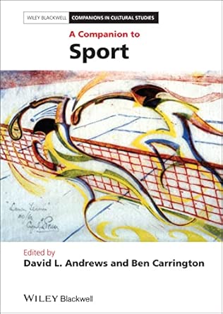 A Companion to Sport: 37 book cover